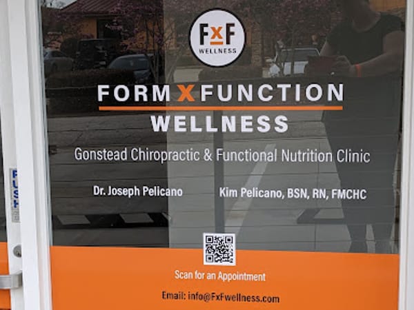 Form x Function Wellness, Chiropractic and Nutrition