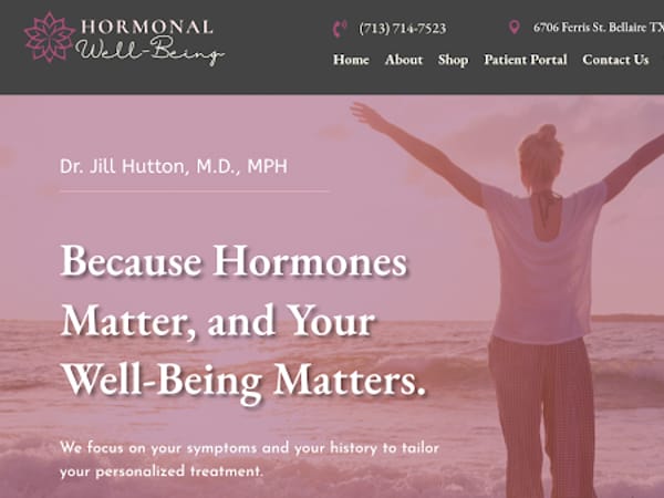 Hormonal Well-Being - Women’s Health Clinic in Bellaire, TX