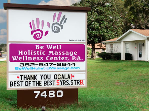Be Well Holistic Massage Wellness Center, P.A.