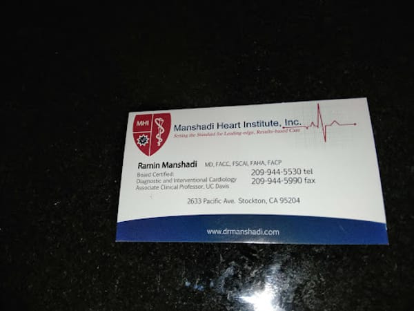 Manshadi Heart Institute: Dr. Ramin Manshadi