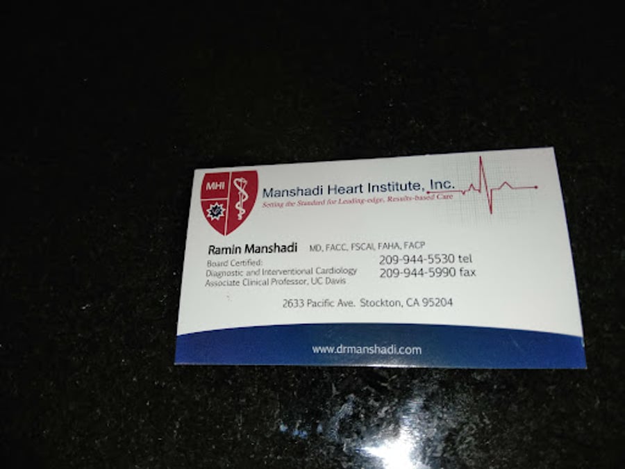 Manshadi Heart Institute: Dr. Ramin Manshadi