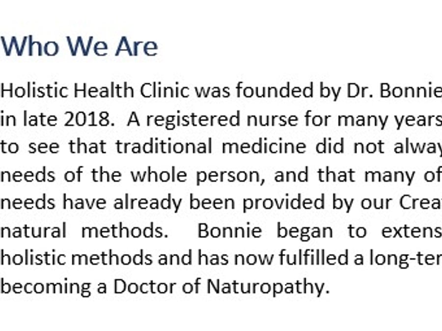 MacAlmon Holistic Health Clinic