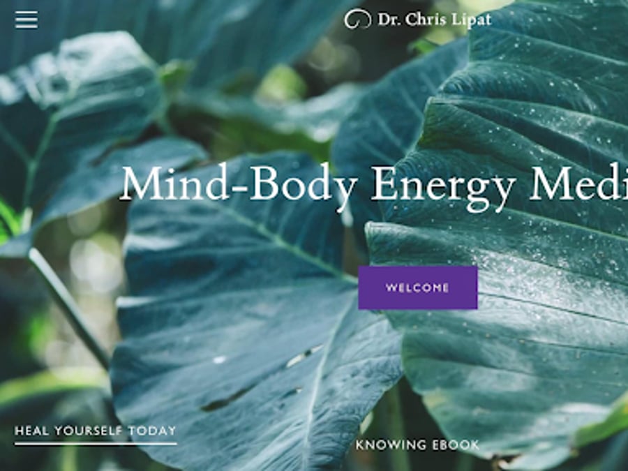 Dr. Chris Lipat DC, Mind-Body Energy Medicine